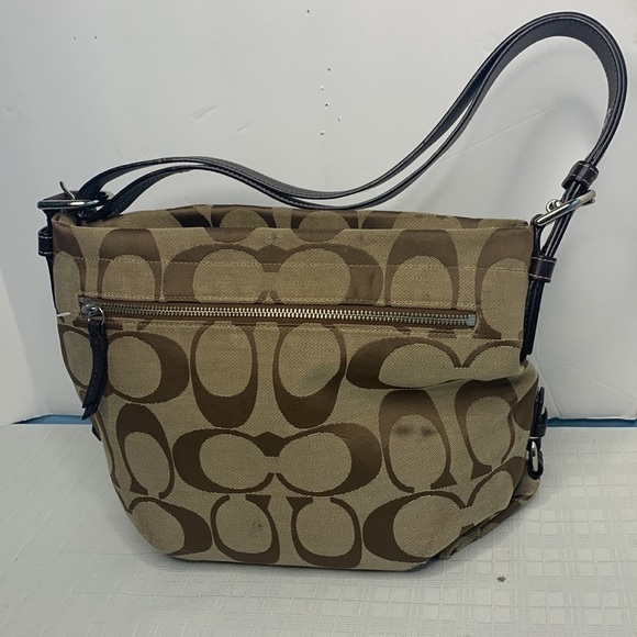 24CM SIGNATURE DUFFLE (COACH F15067)
SILVER/KHAKI/MAHOGANY - Picture 3 of 8